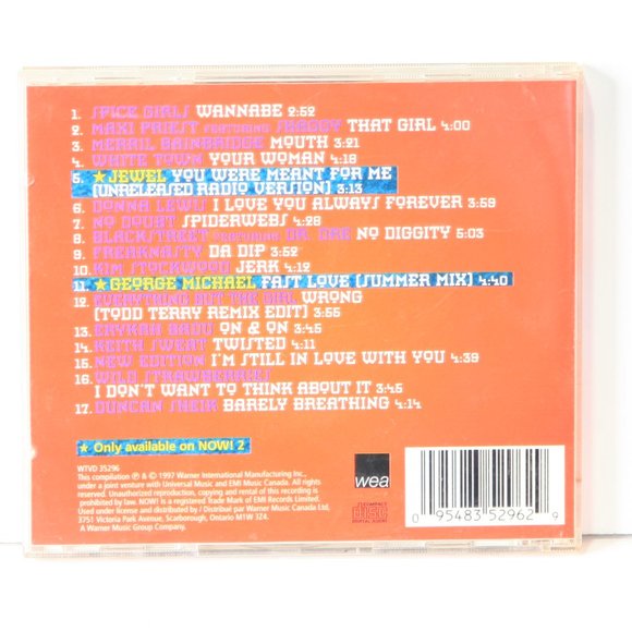 NOW! 2 CD: A Collection of Bands: Spice Girls, Jewel, Maxi Priest and more! - Picture 2 of 4